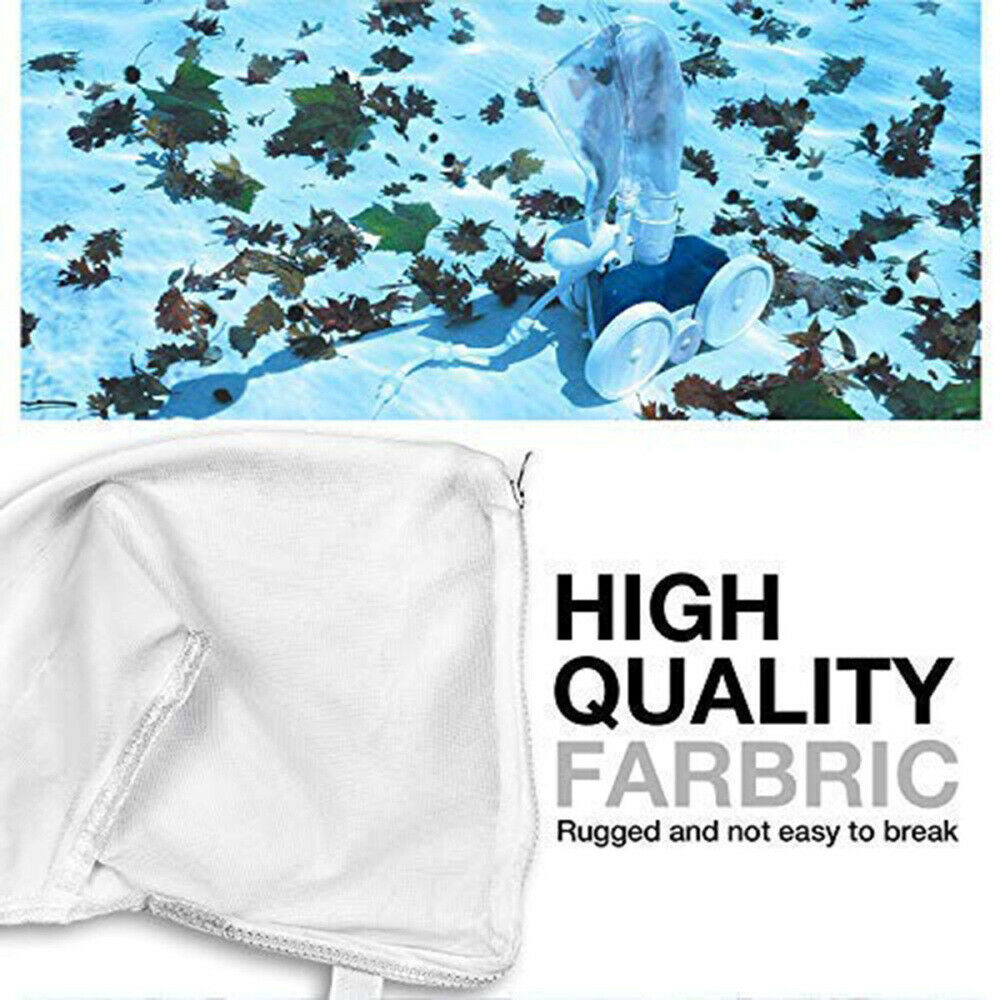 2Pcs Zipper Bag Replacement for Polaris'360/380 Pool Cleaner Suction Machine Kit
