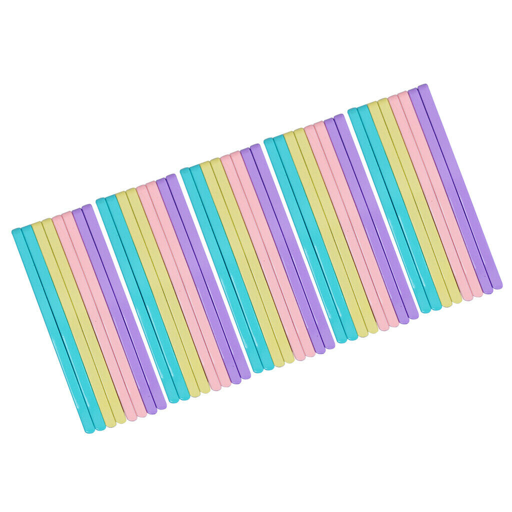 40 Pieces Assorted Color U-shaped Pin Barrettes Crimped Updo Hair Clip