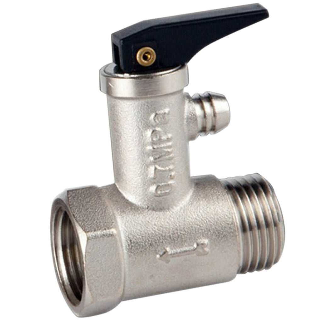Useful 1/2inch DN15 Brass Water Heater Pressure Relief Check Safety Valve