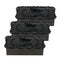 Pack Of 3 Cotton Pad Dispensers, Acrylic Container F. Cotton Pads Cotton Swabs,