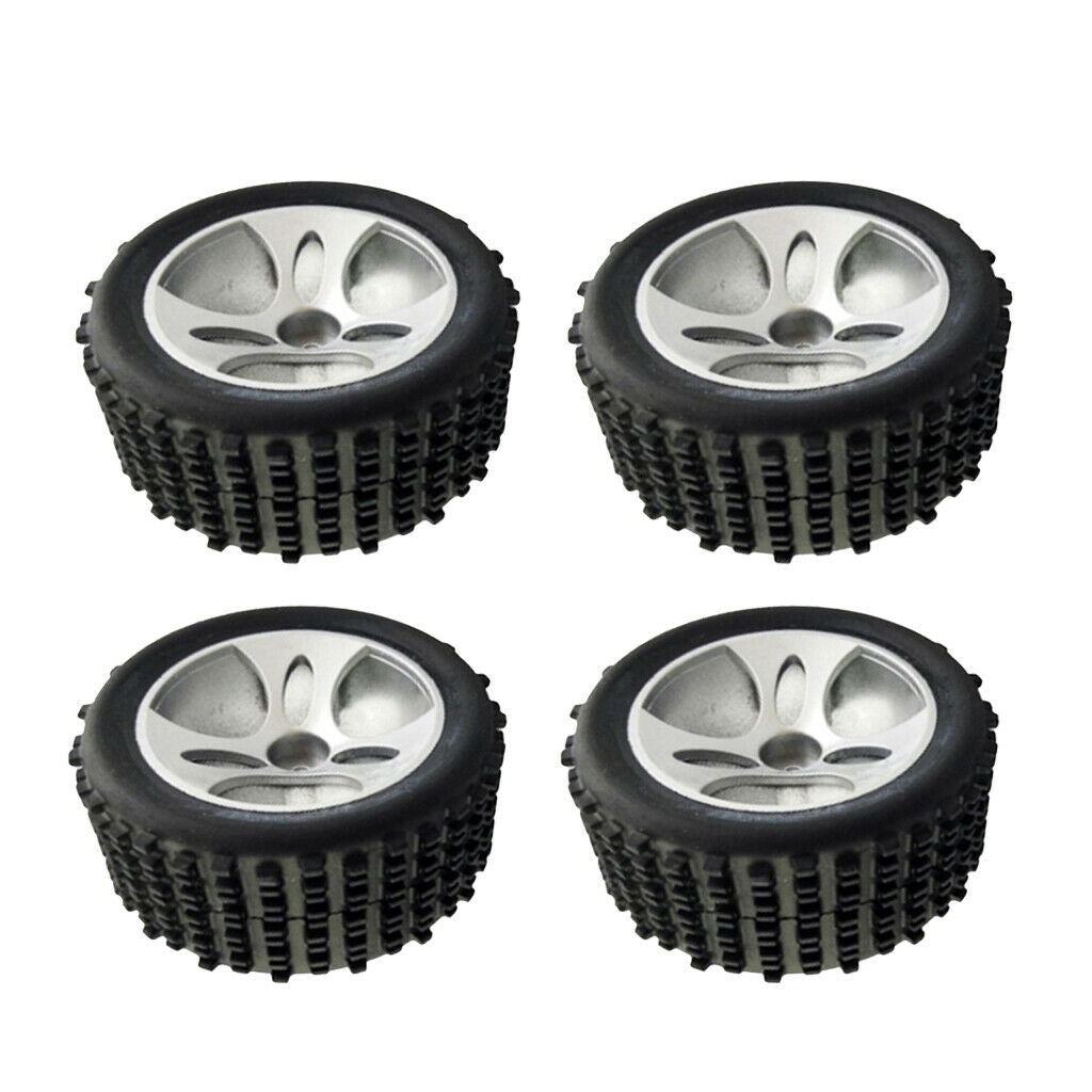 4X A959-01 Wheel Tire Tyres for Wltoys A959 1/18 Scale Remote Control Car Truck