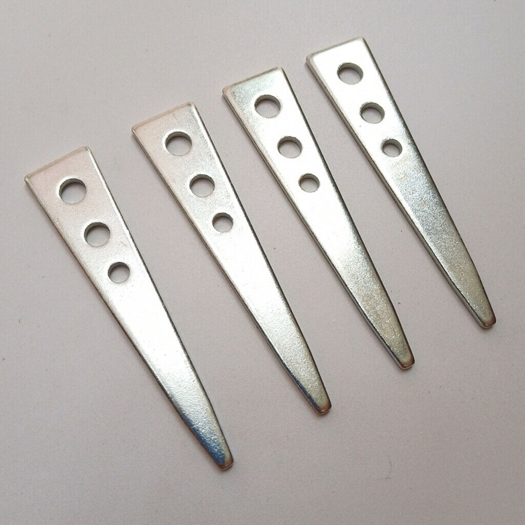 Set Of 4 Metal Hammers In Vine Eyes