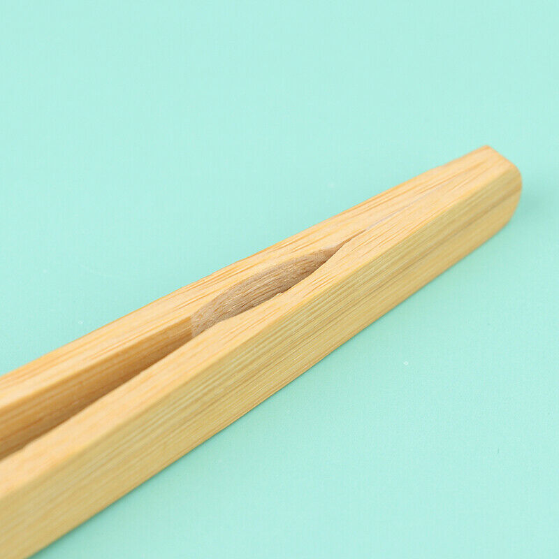 4pcs/set Food Pliers Kitchen Tongs Tea Bread Barbecue Supplies Bamboo Steak Clip