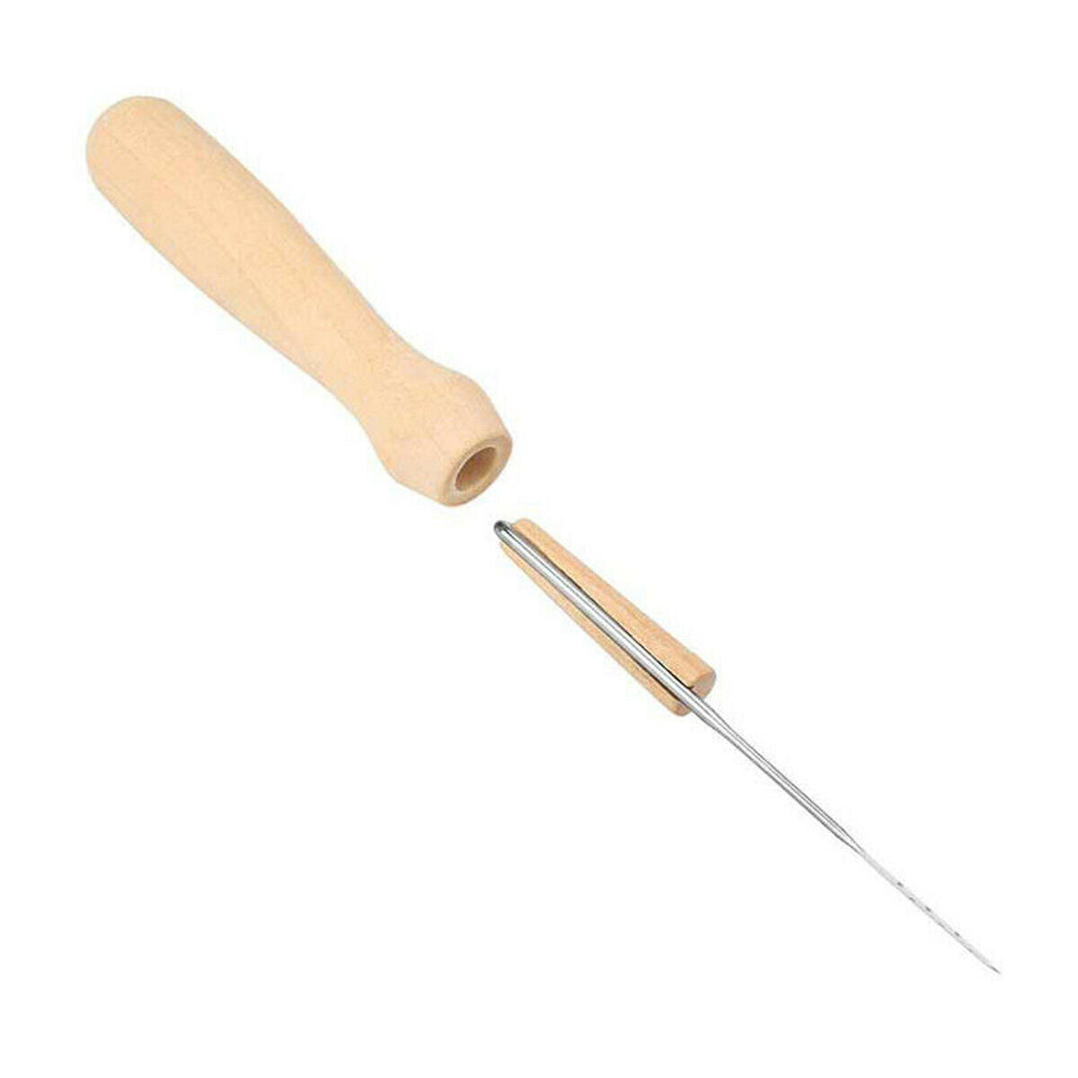 60pcs Felting Needles Pin Tools Of Felt Of Wool Pins 3 Sizes W/Wooden Handle Kit