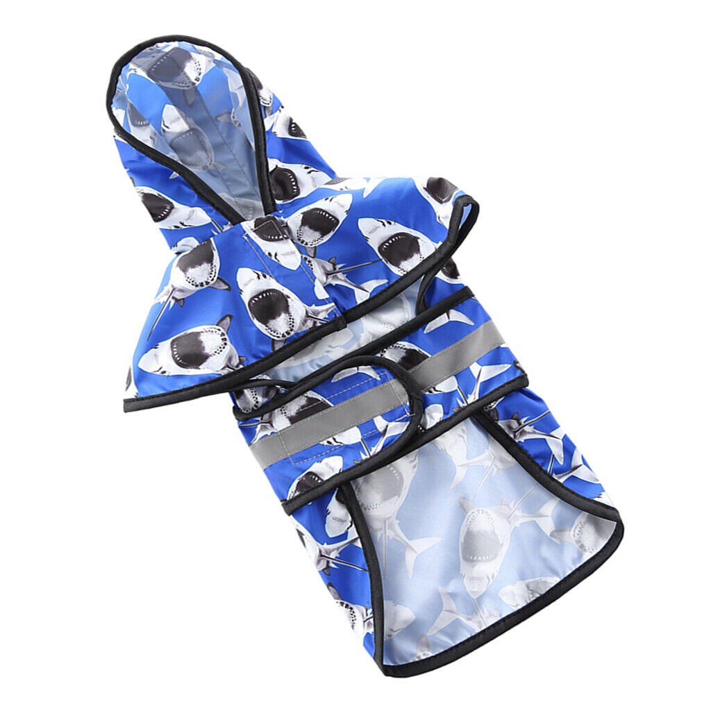 Pet Raincoat Outdoor Climbing Clothes For Small Pet Dog Puppy Blue-S