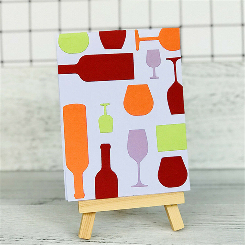 Wine Bottle Design Metal Cutting Die For DIY Scrapbooking Album Paper Card.l8