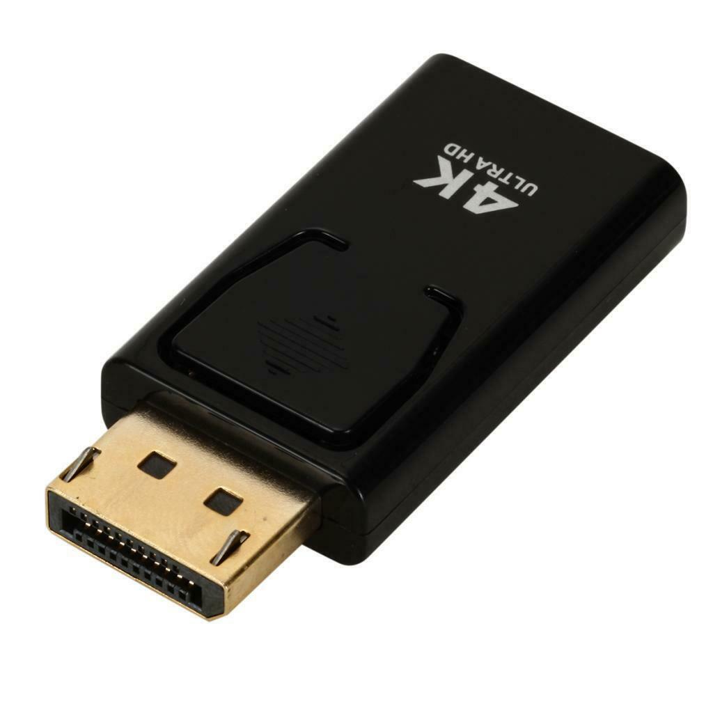 Portable Mini Display Port DP Male to HDMI Cord Adapter Adaptor Laptop HDTV