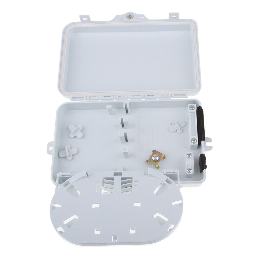Mini ABS 6 Core SC/FC Fiber Optic Terminal Box Wall Fiber Splice/Distri Tray
