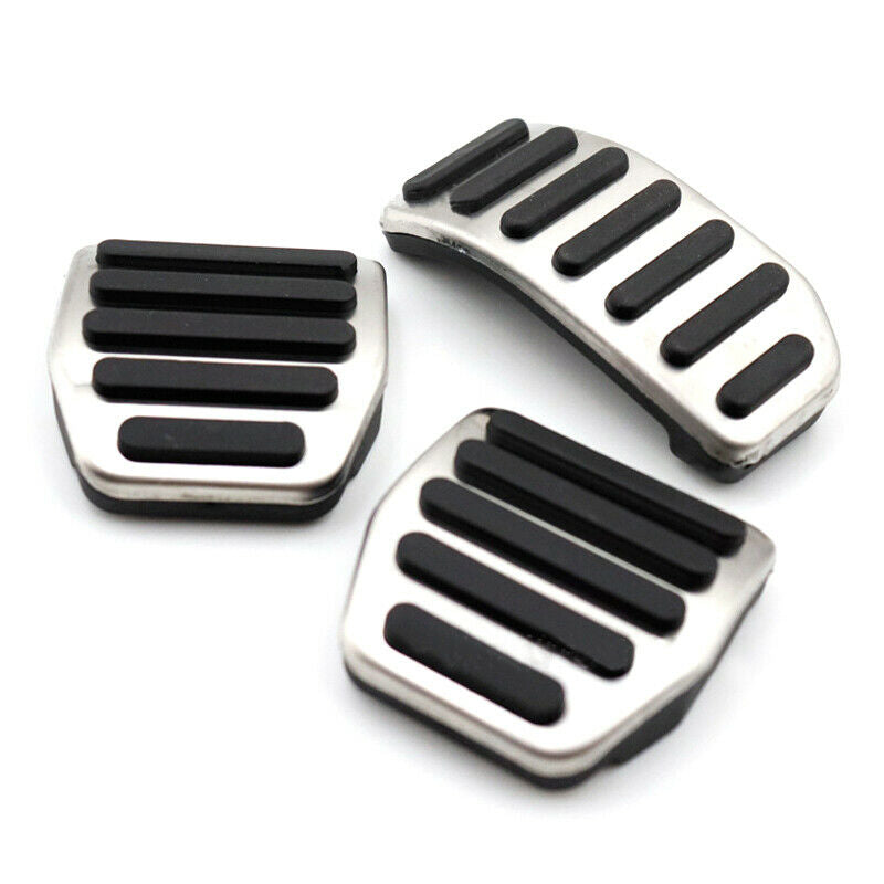 Manual NO DRILL Gas Brake Clutch Pedal Pad Cover Fit for Volvo S60 V60 S80 New