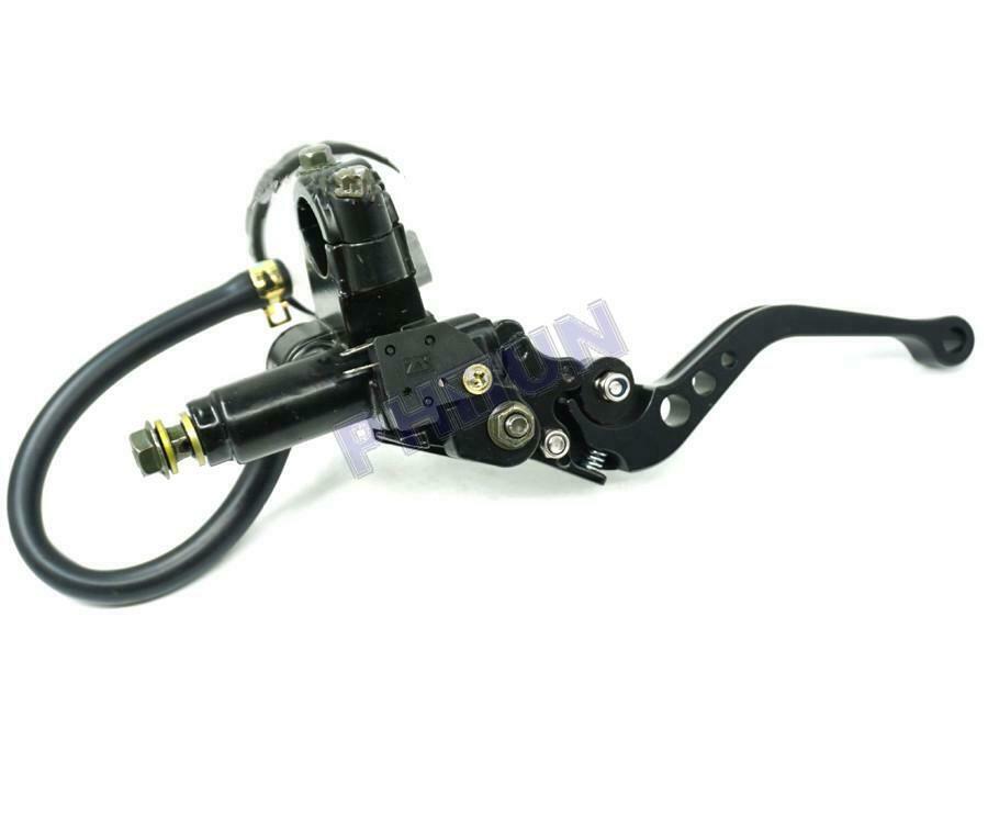 Pair 7/8'' Motorcycle Brake Clutch Master Cylinder Reservoir Levers Adjustable