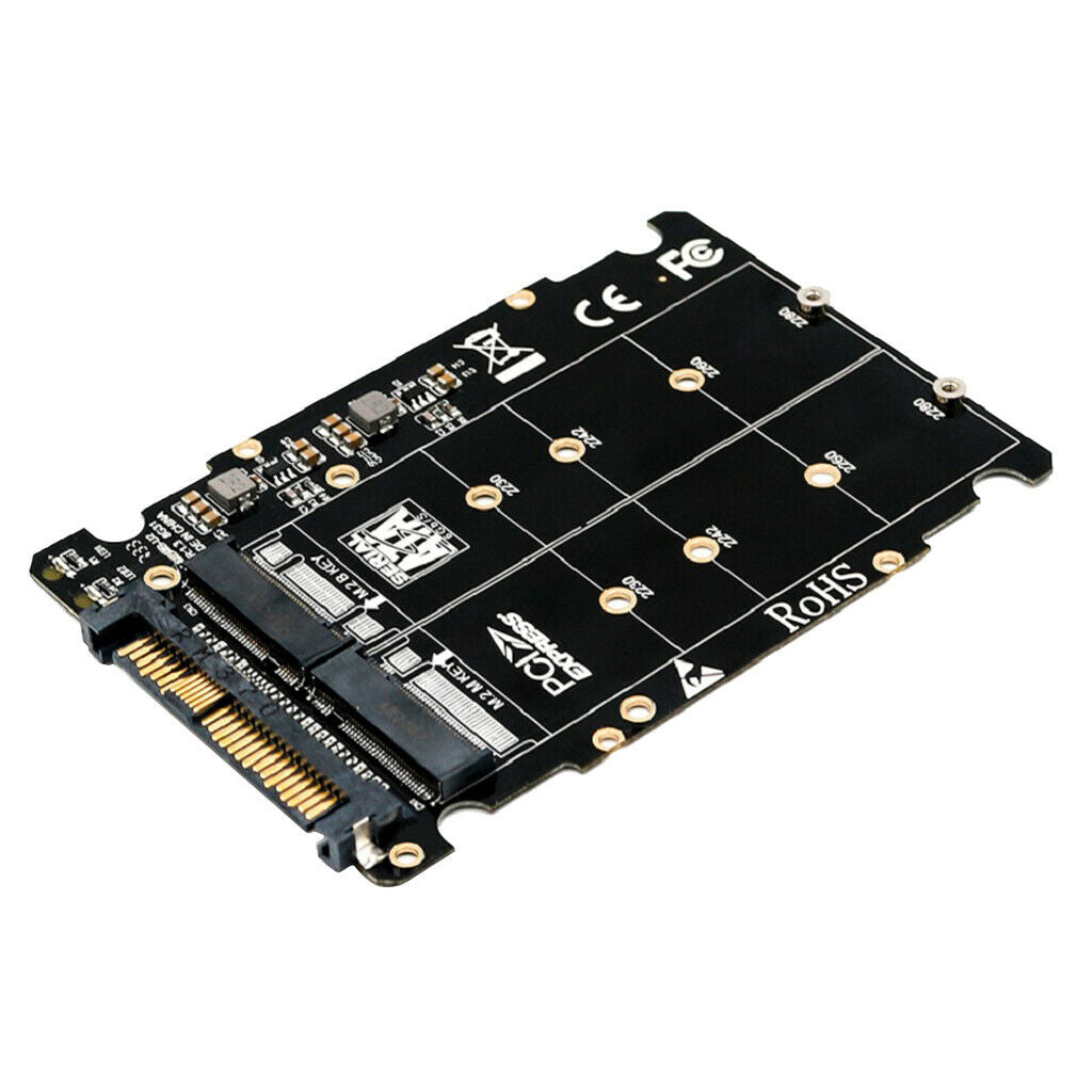 M.2 NVME SSD Key M / B SSD to U.2 SFF-8639 Adapter Converter