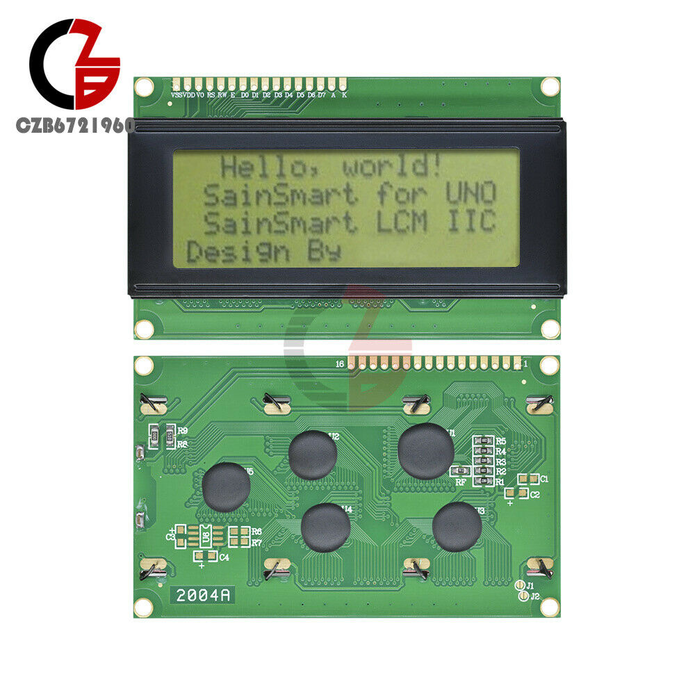 New 2004 204 20X4 Character LCD Display Module Yellow Backlight