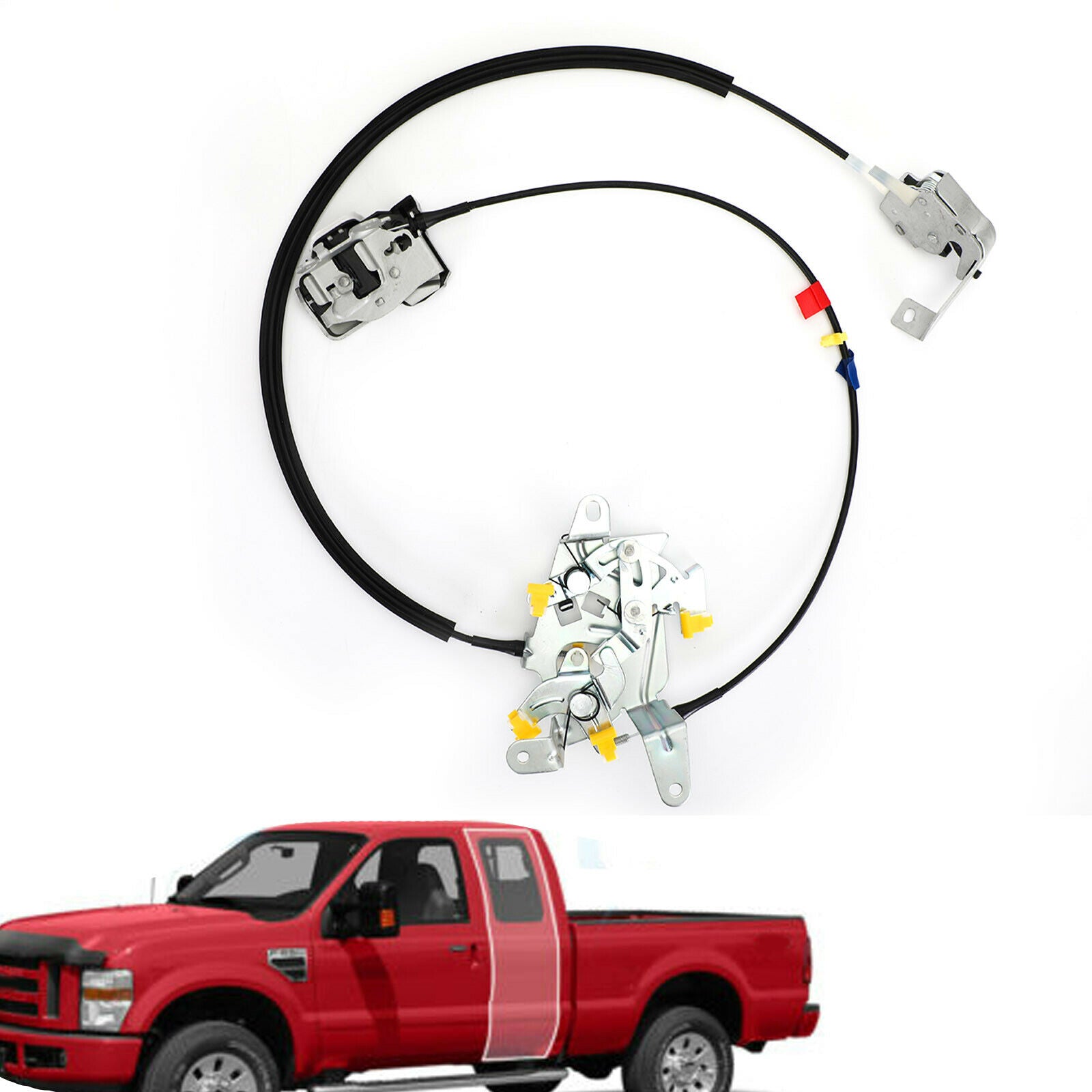 Rear Left Door Latch Lock Cable Extended Cab 6C3Z28264A01A For Ford Super Duty