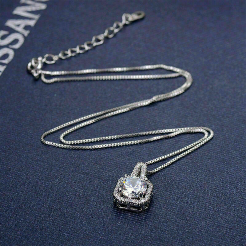 New Fashion Crystal Charm Pendant Jewelry Chain Chunky Statement Choker Necklace