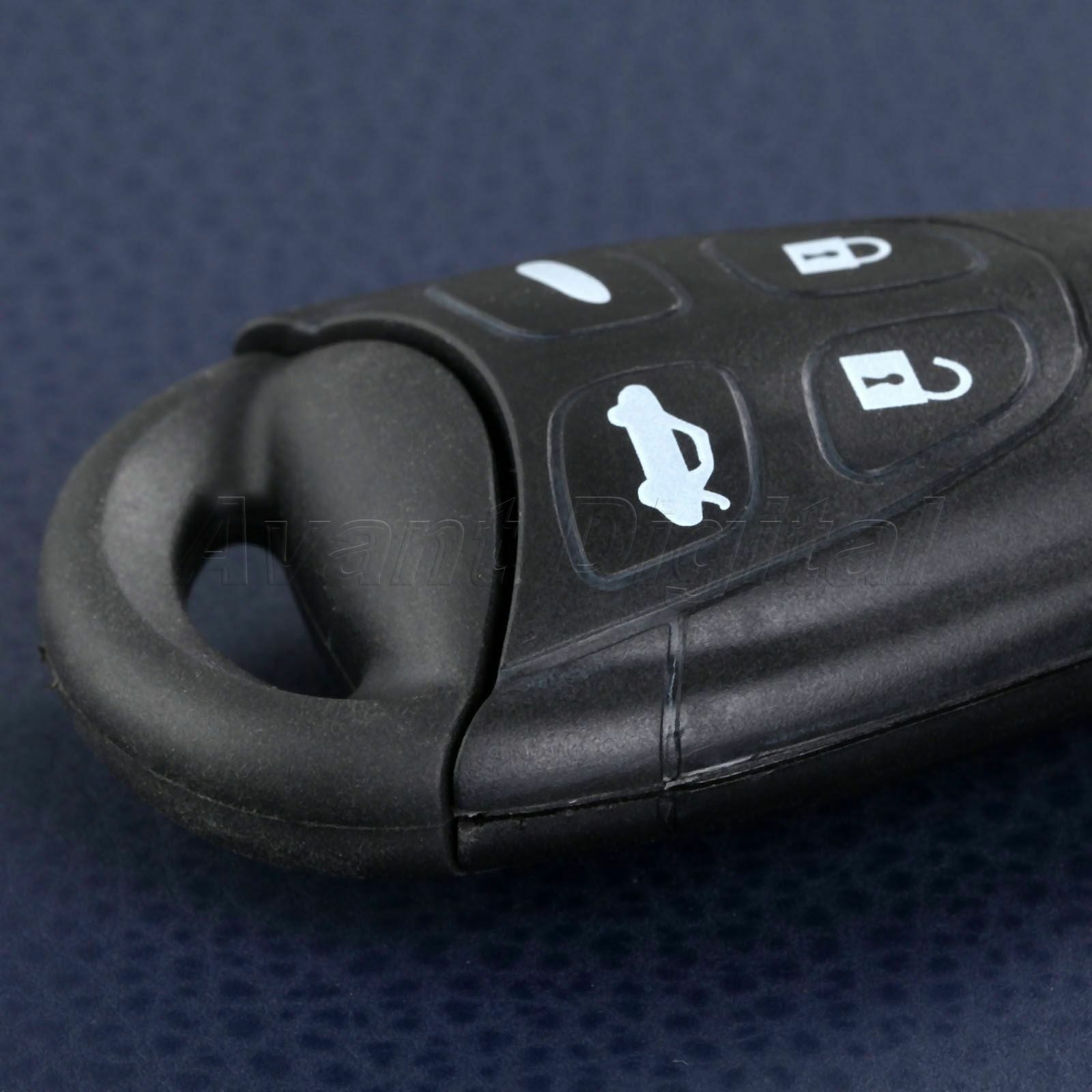 Uncut Blade Remote 4 Buttons Key Shell Case Fob for SAAB 9-3 9-5 93 95 2003-2007
