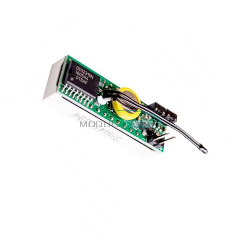 DS3231SN 3 in 1 LED Digital Clock Temperature Voltage Module DIY Electronic NEW