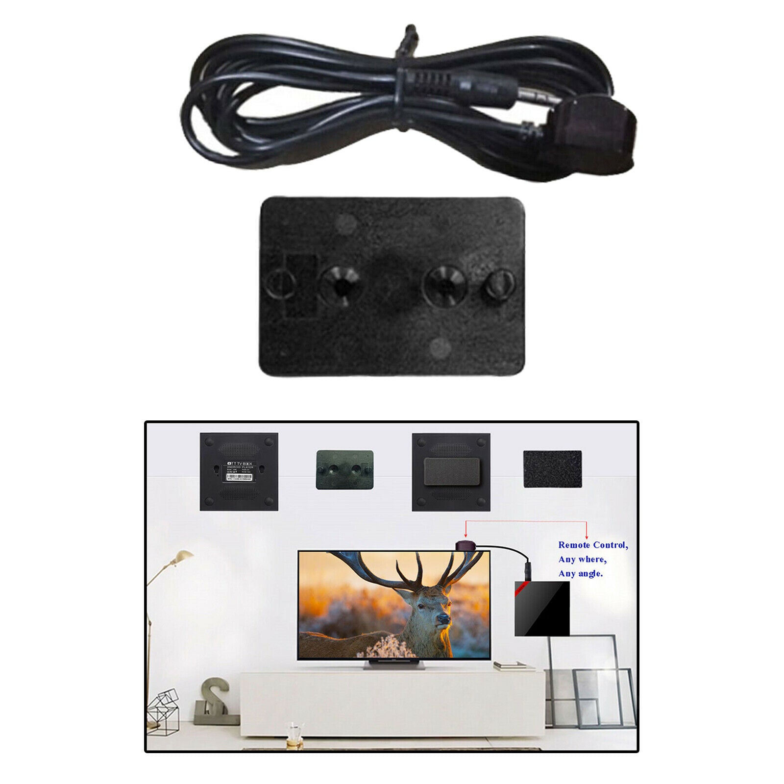 4.9ft Infrared Extension Receiver Extender Cable for Android Box X96 Series