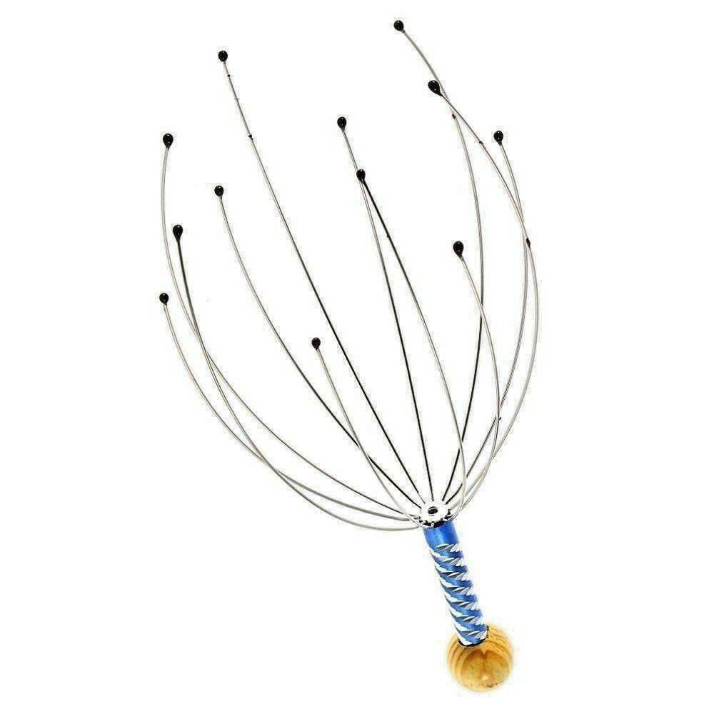 1PC Head Neck Scalp Massager Massage Octopus Equipment Stress Release Relax Tool