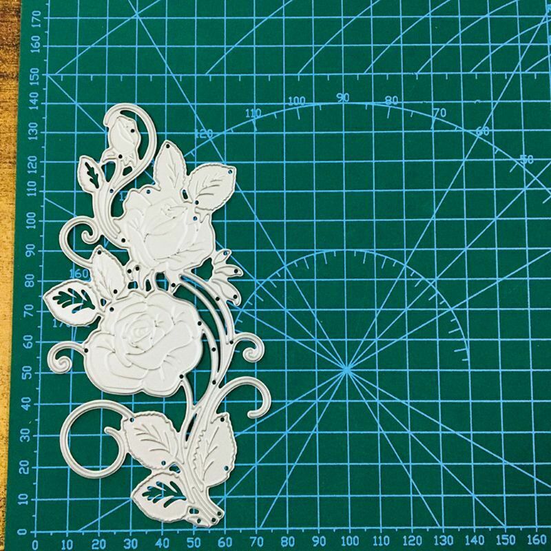 Rose Flower Metal Cutting Dies Stencil DIY Scrapbooking Paper Card Album Craft
