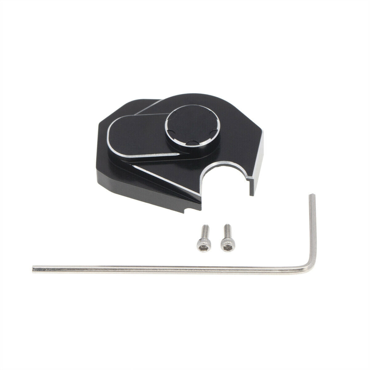 1Kit For Racing Axial SCX24 Upgrade METAL Gear Box COVER Aluminum CNC Black