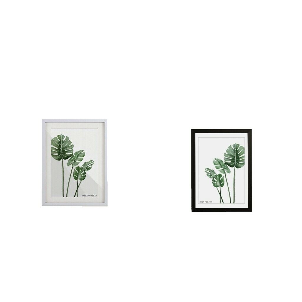 2pcs A4 8x12" Wood Wall Photo Frame Shell Poster Display Picture Frames