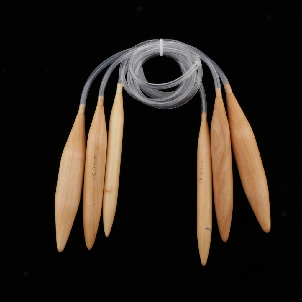 3Pieces 15/20/25MM Circular Knitting  Circular Pins for Knitting Scarf