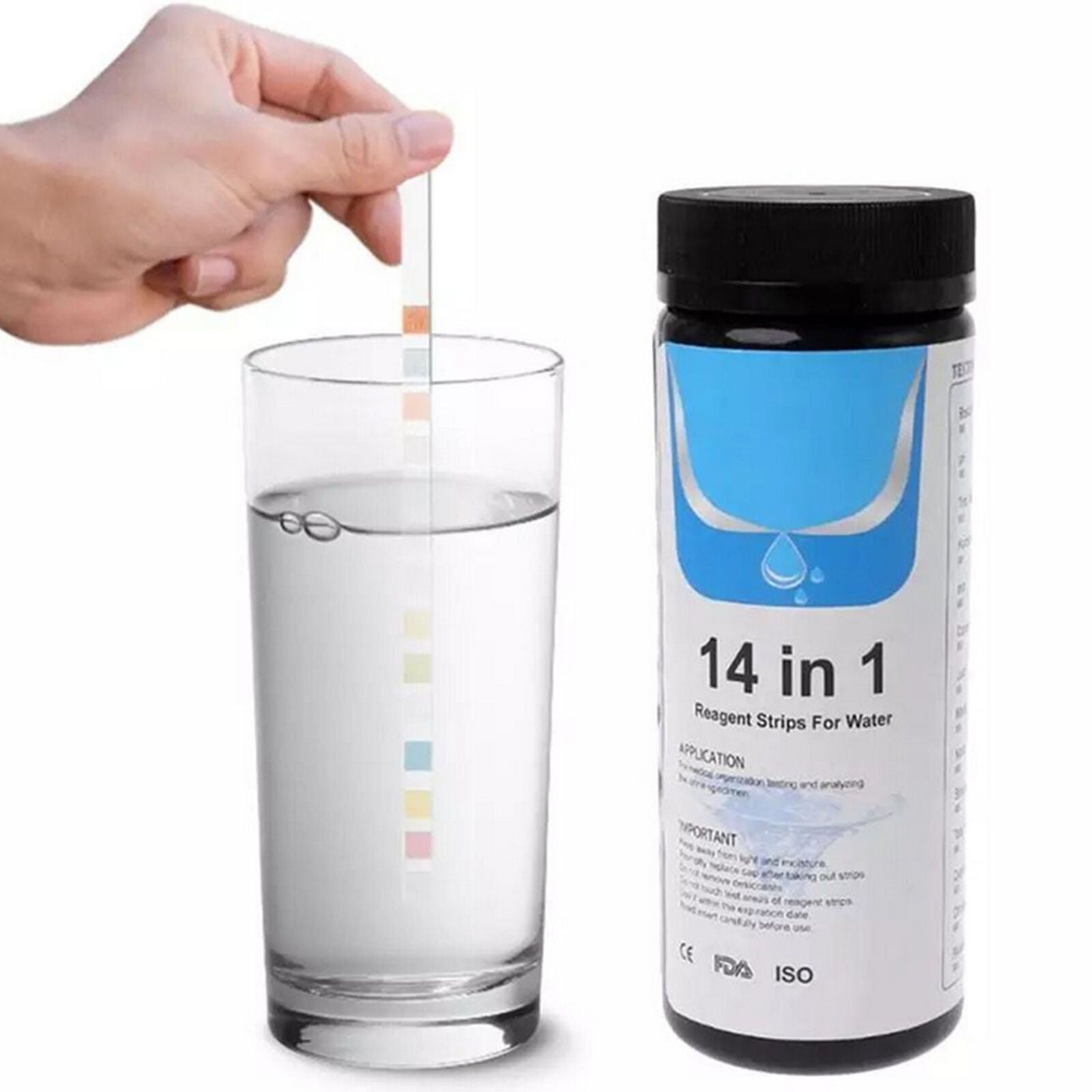 14 In 1 Water Test Strips Kit,Home Drinking Water & Poole Well & Tap Quality