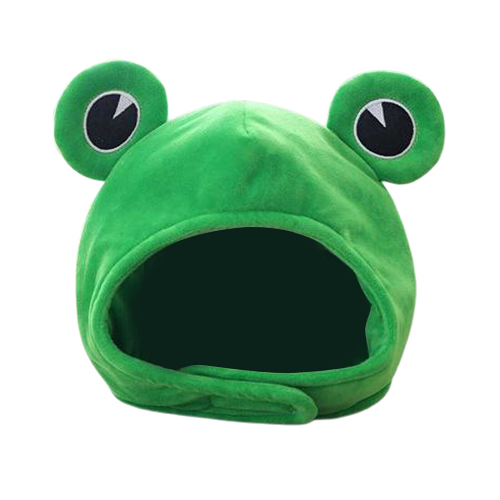 Funny Warm Plush Frog Earflap Hat Cute Dress up Costume Headgear Photo Props