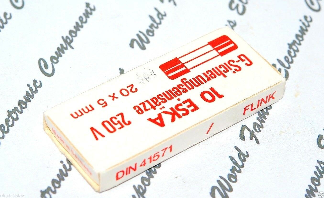 1pcs - ESKA  (M / Medium time-Lag) 16A 250V 5x20mm Sand-Filled Fuse