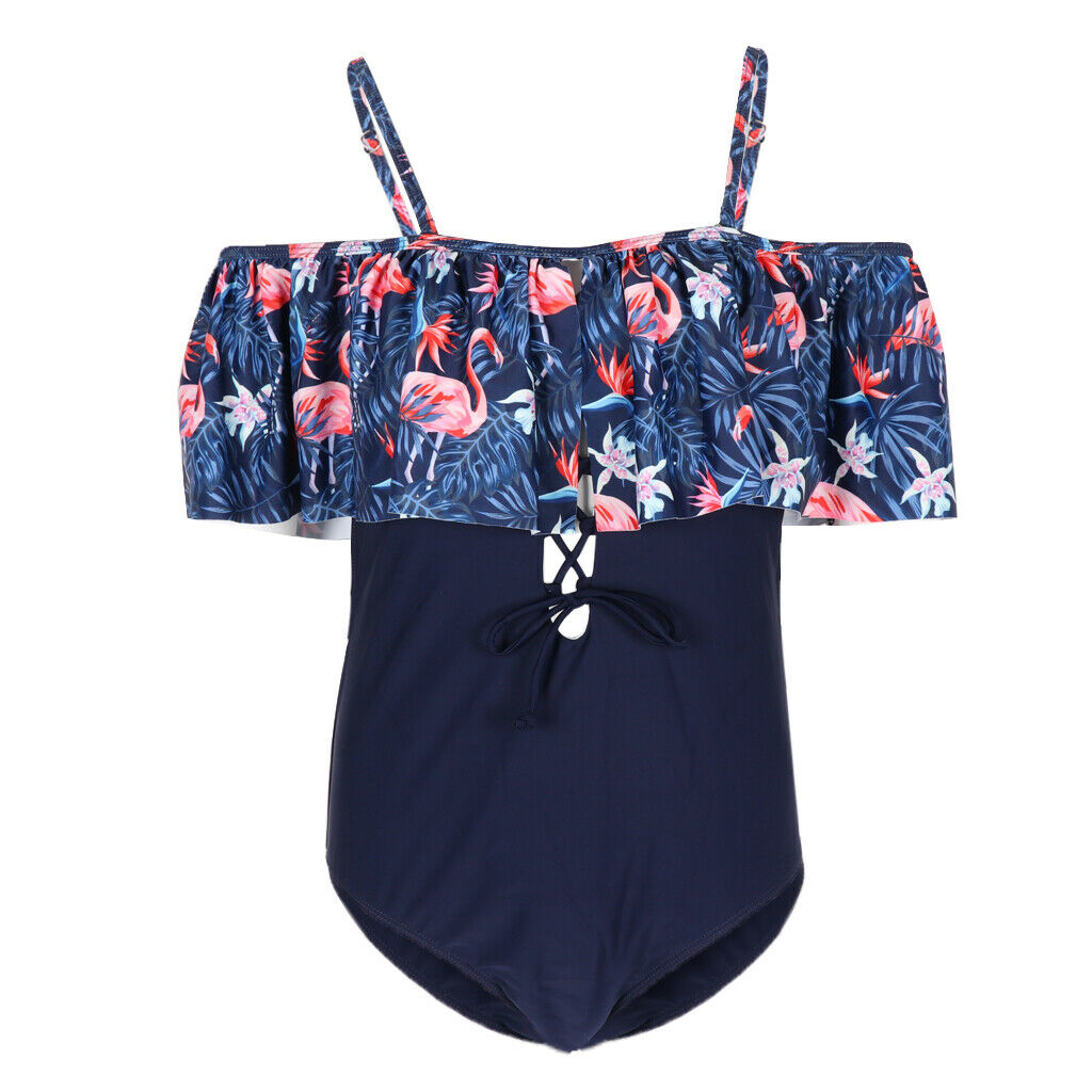 Monokini Swimsuits for Women L Flamingo