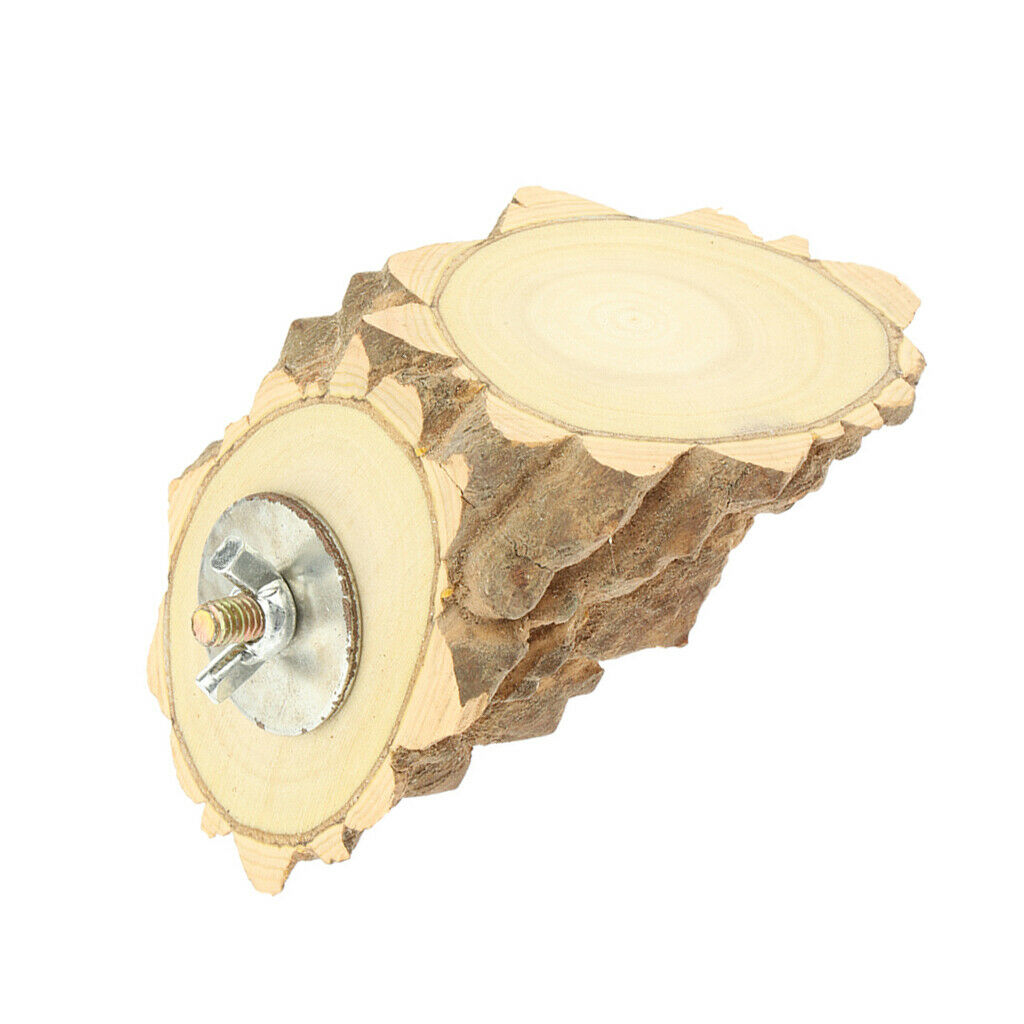 Natural Wooden Hamster Mouse Small Animals Lookout Platform 11x6x8cm
