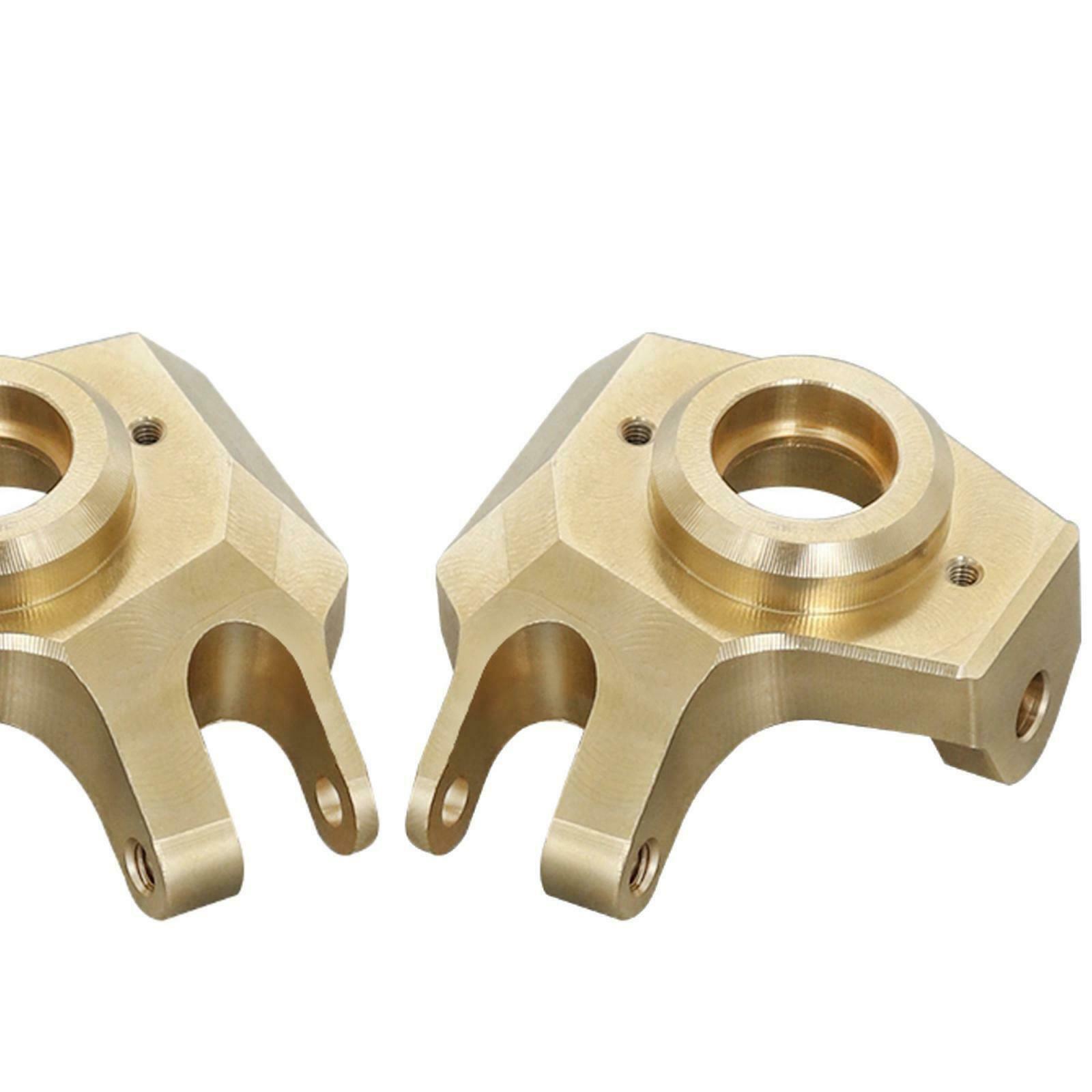 2Pack of 1:10 RC Car Brass Front Steering Knuckle Cup for Axial SCX10 II