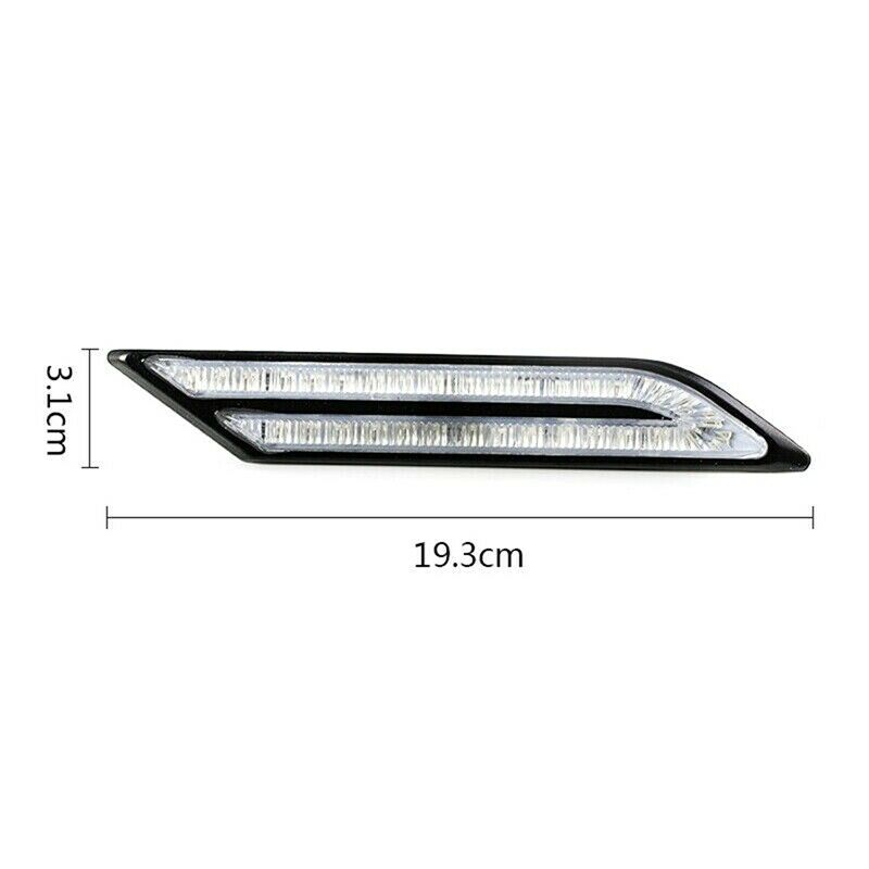 2X 5630 LED DRL Daytime Running Light Car Brake Stee Light Source Side Marker X8