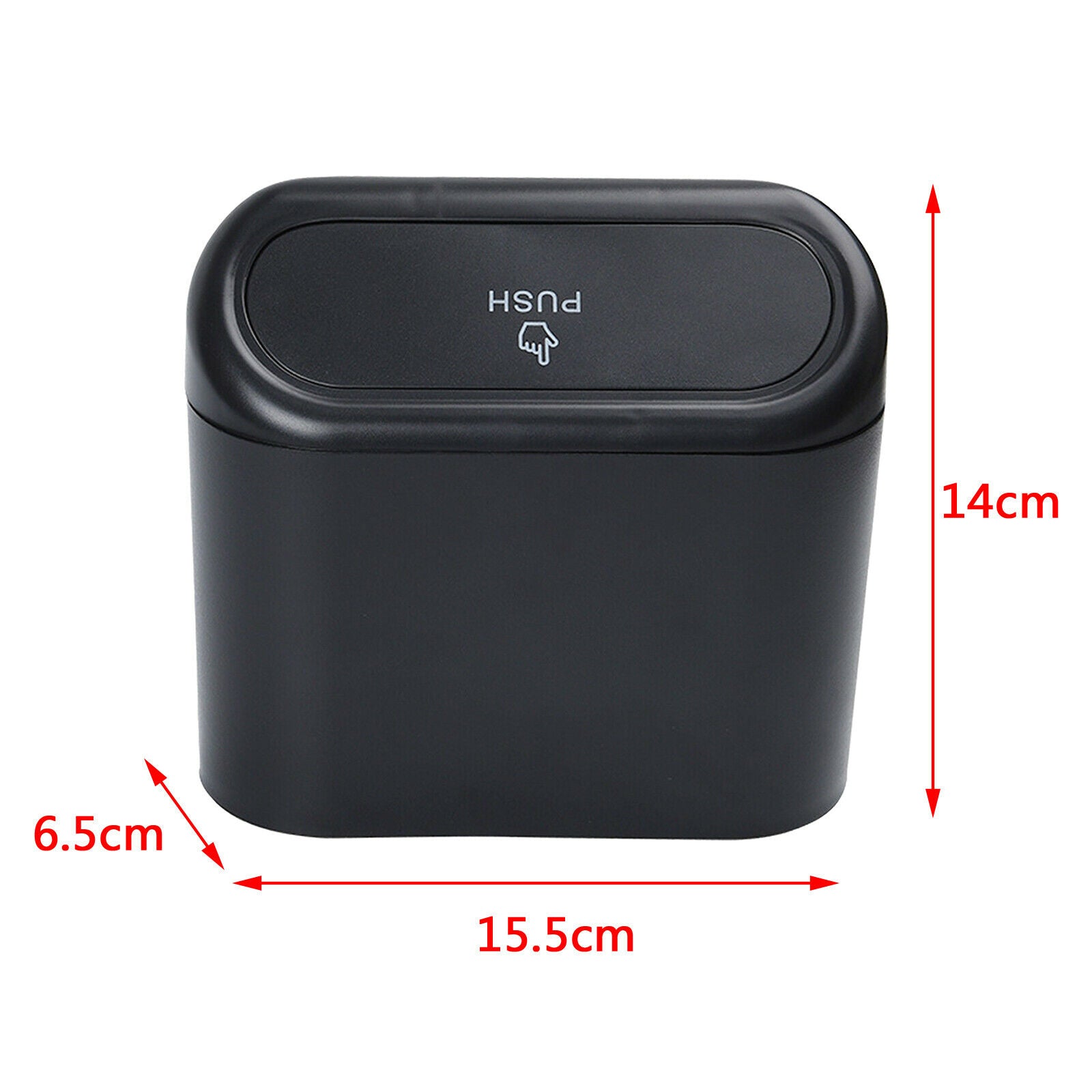 Mini Waterproof Hanging Car Trash Can for Automotive Save Space Anti-Dust