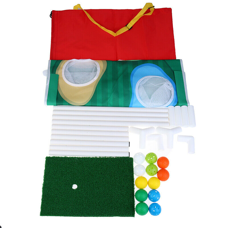 Mini Golf Practice Set Backyard Golf Cornhole Game All Ages Sport Game  GwJCDF