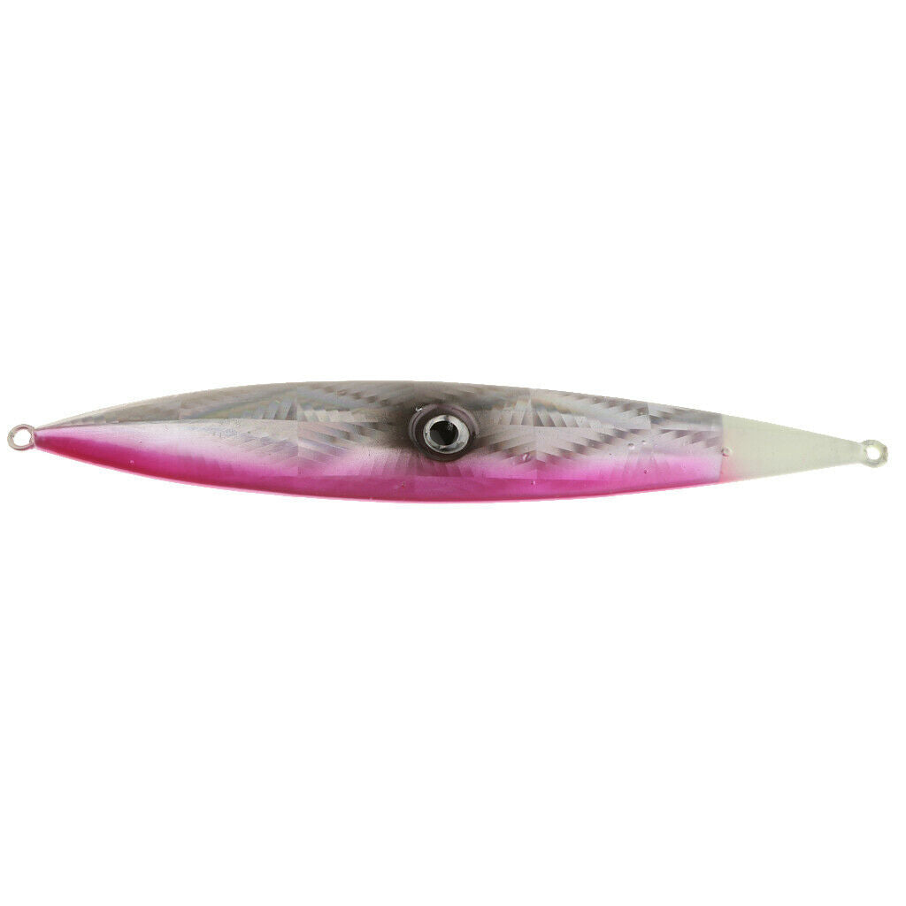250g Heavy Fishing Lures Metal Bait Casting Lures Deep Spoon Bass Jig Purple