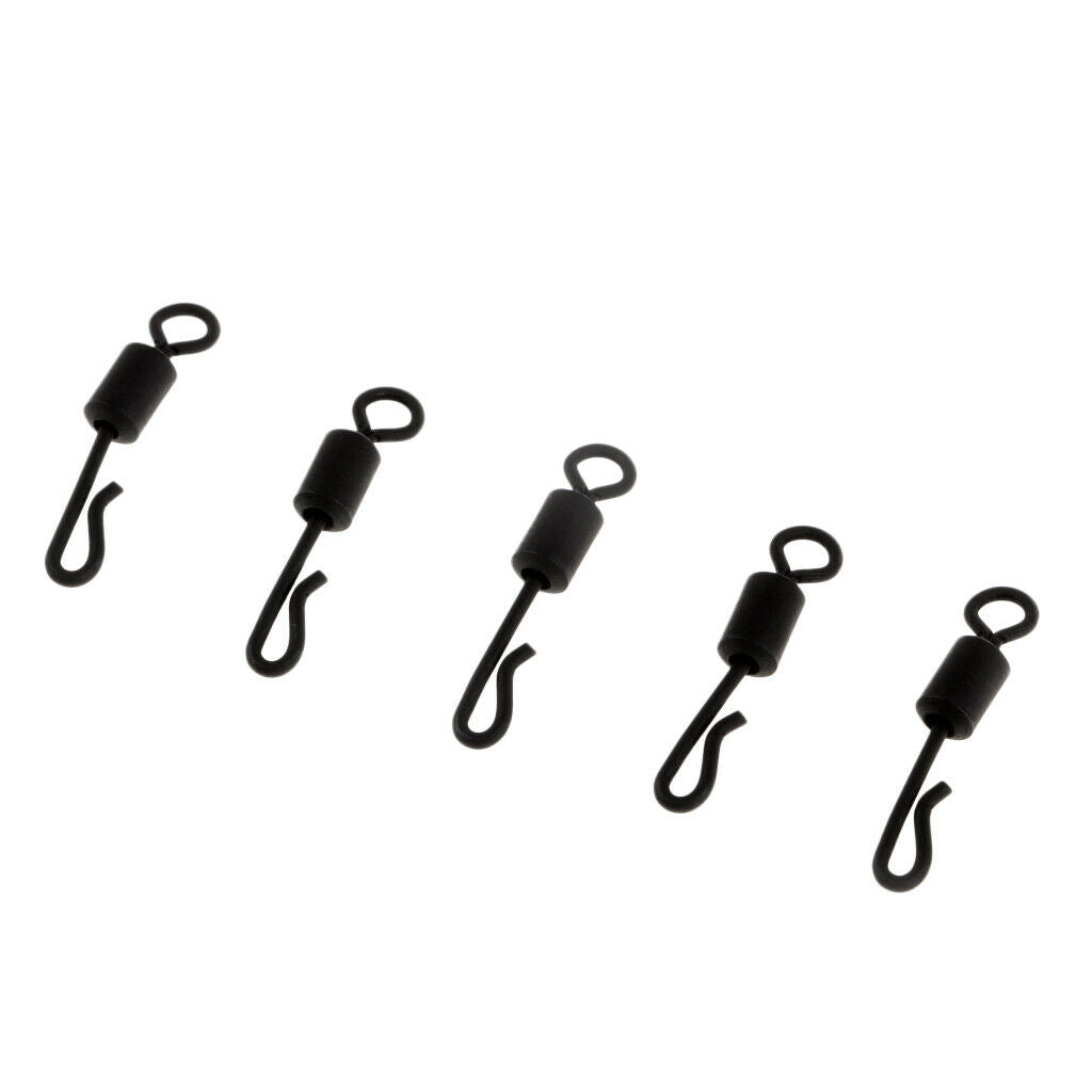 25pcs Quick Change/Release Swivels Size 4 - Carp Coarse Fishing Terminal Tackle