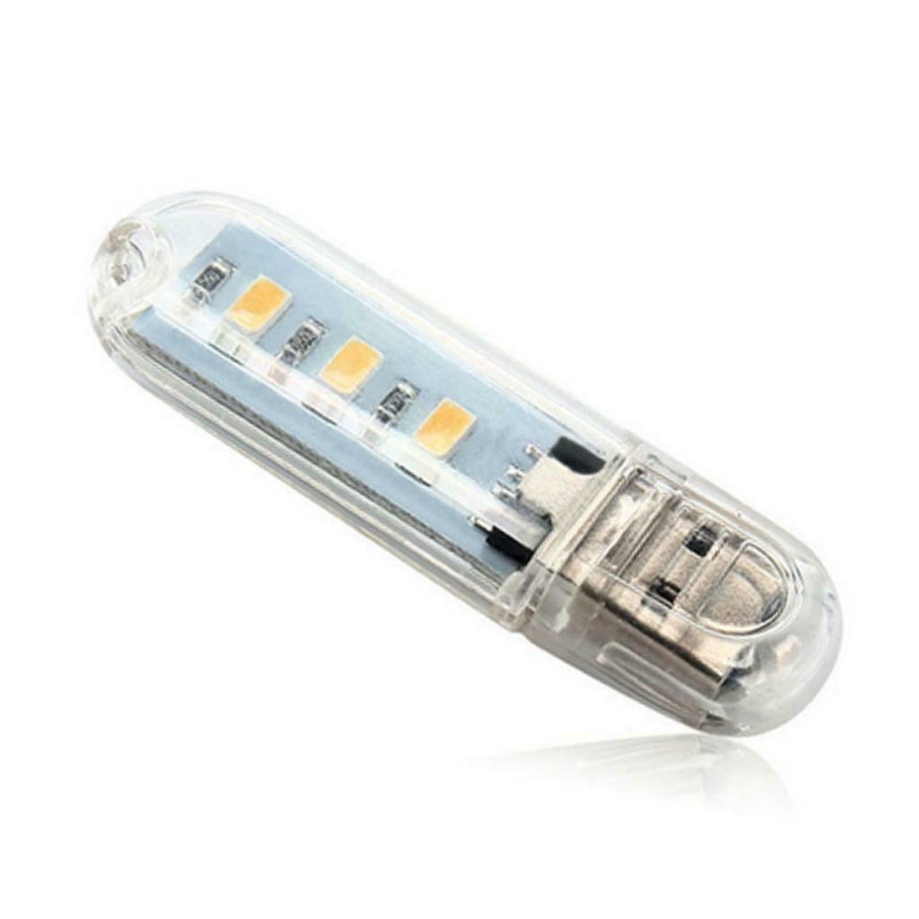 5 Piece USB LED Flexible Light Lamp for Notebook Laptop Desktop Book Reading