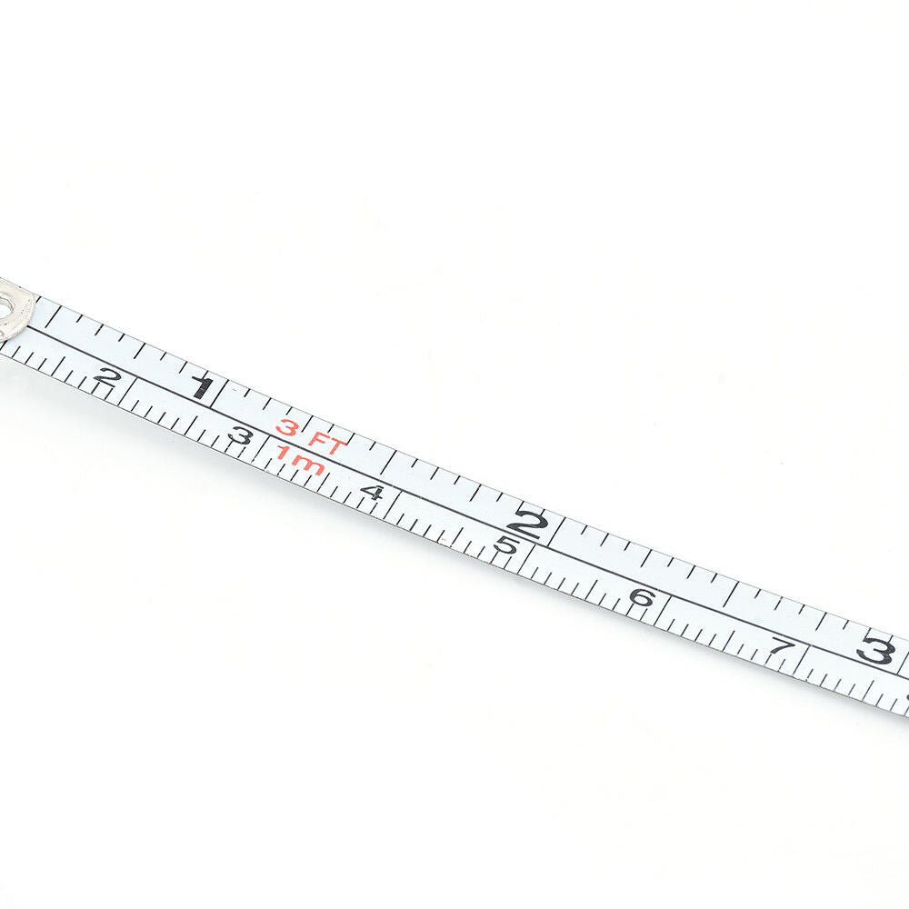 Portable Retractable Ruler Tape Measure Key Chain Pocket Size Metric 1m=3.28ft
