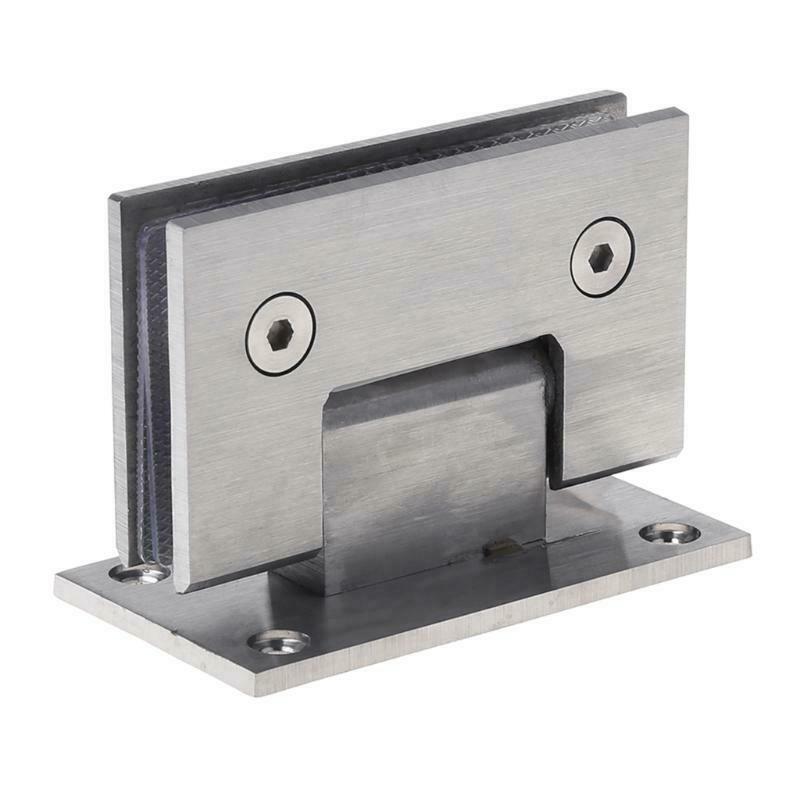 8-12mm Glass Door Hinge Bathroom Shower Door Frameless Bracket Wall Mounted Door