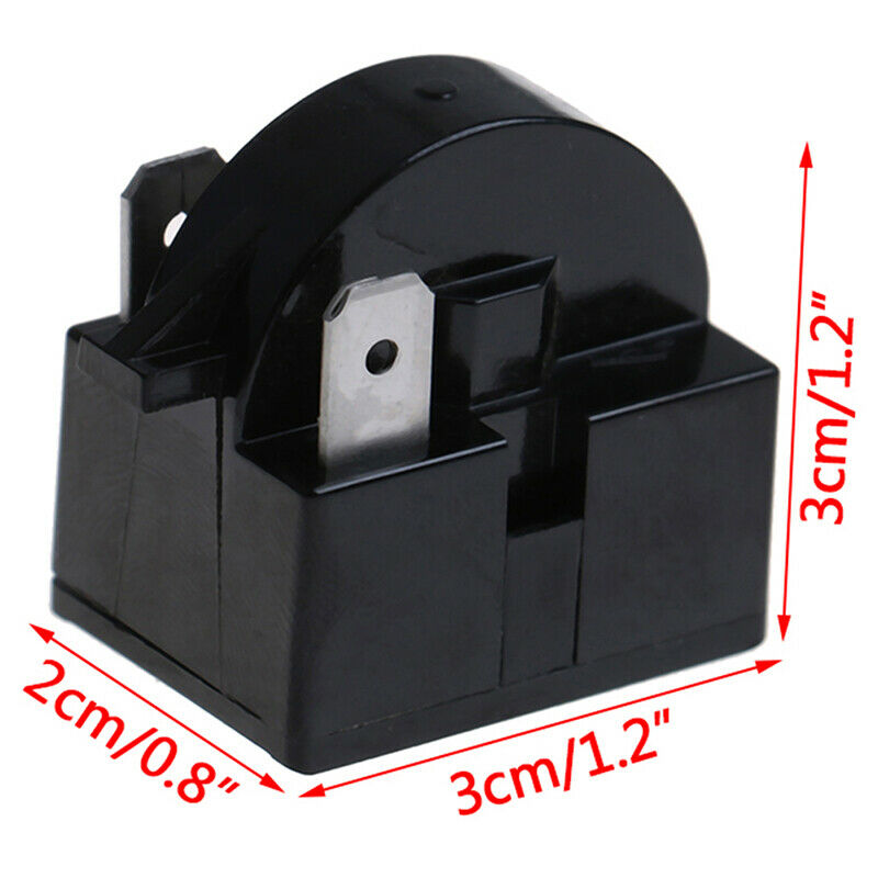 Refrigerator Start Relay for QP-2-4.7 4.7 Ohm 3 Pin Vissani Danby Compress.l8