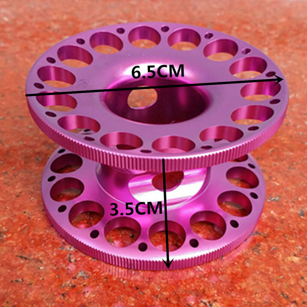 Light Aluminum Scuba Diving Diver Finger Reel Empty Guide Line Spool