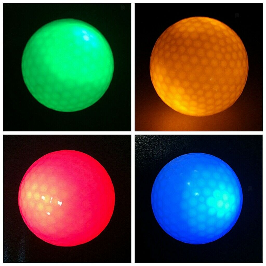 Night Golf Balls LED Golf Balls Perfect for Night Golf and Practice, 4 Pieces, 4