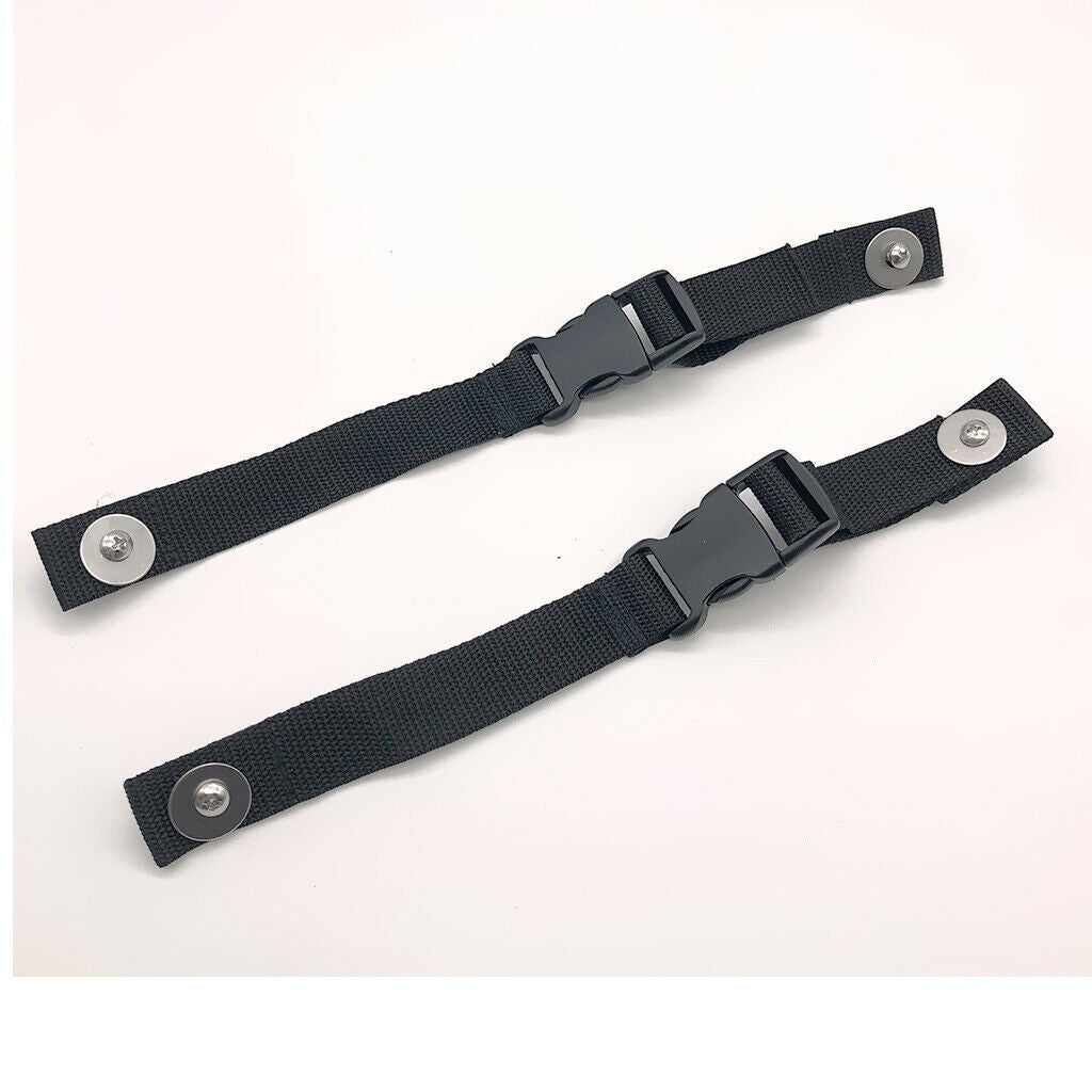 2pcs Kayak Center Console Lid Strap Webbing Holder with Quick-Release Buckle and
