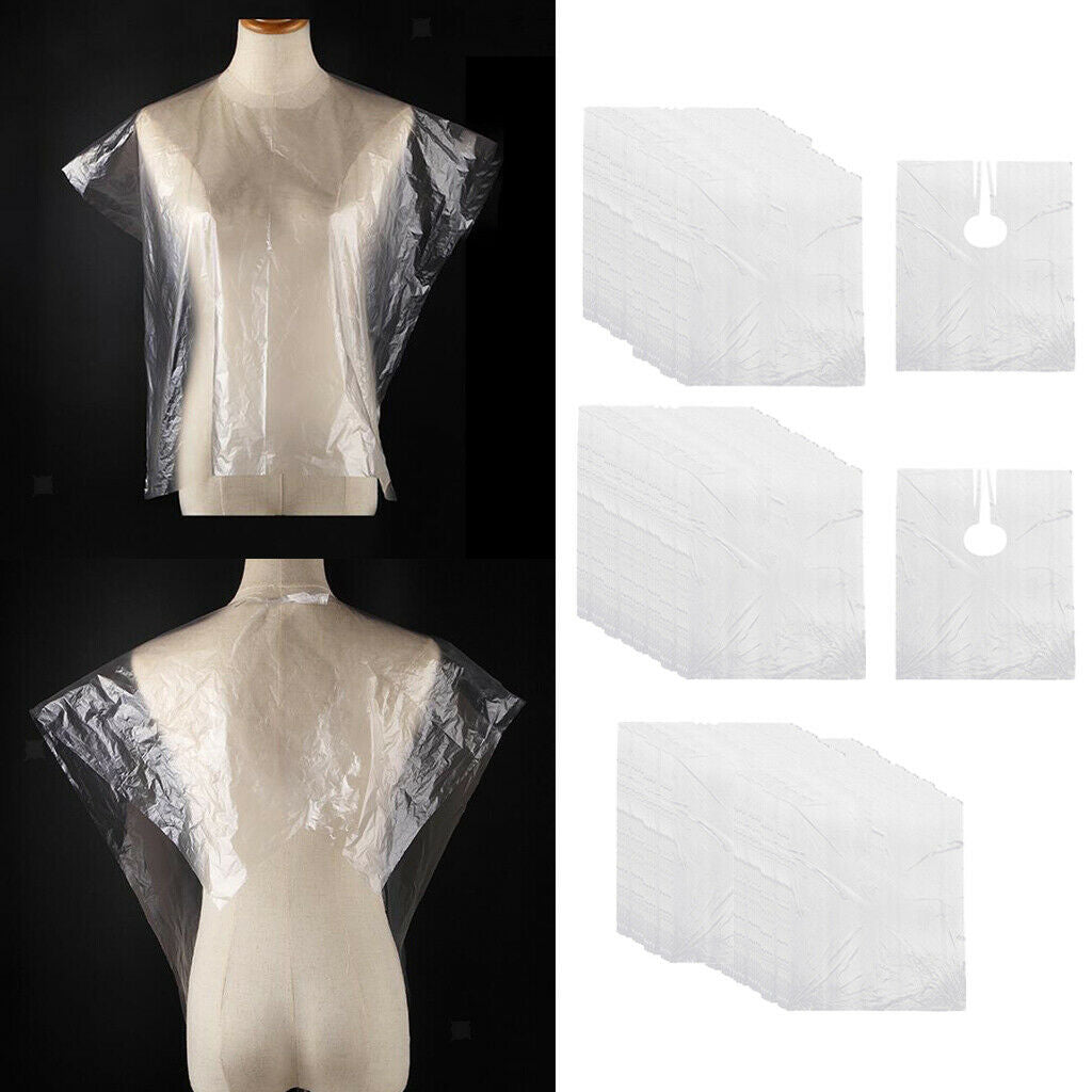 350x Disposable Hair Cutting Capes Salon Gowns Unisex Barber Styling Apron