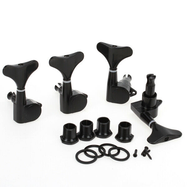 4R black zinc alloy bass guitar machine heads machine heads tuning pegs