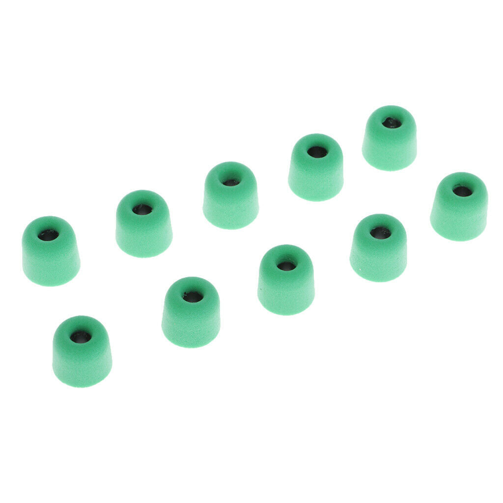 20x 4.5mm Eartips Bud Earbud Eargels Memory Foam Set For Earphone InEar