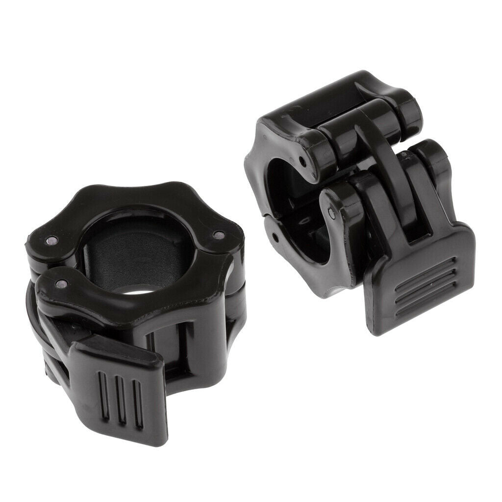 2 Pairs of 30mm Lock Barbell Dumbell Clamp Collars Clips Pinlock Buckle