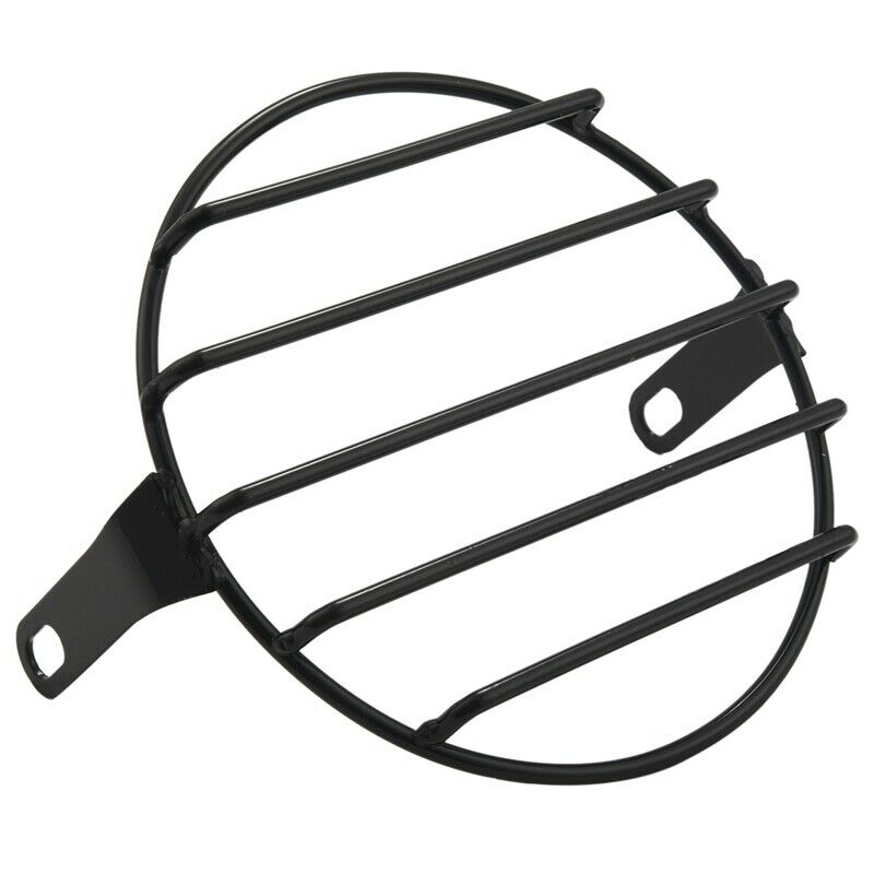 Motorcycle Headlight Cover-7Inch Retro Old School Metal Motorcycle Grill Side G1