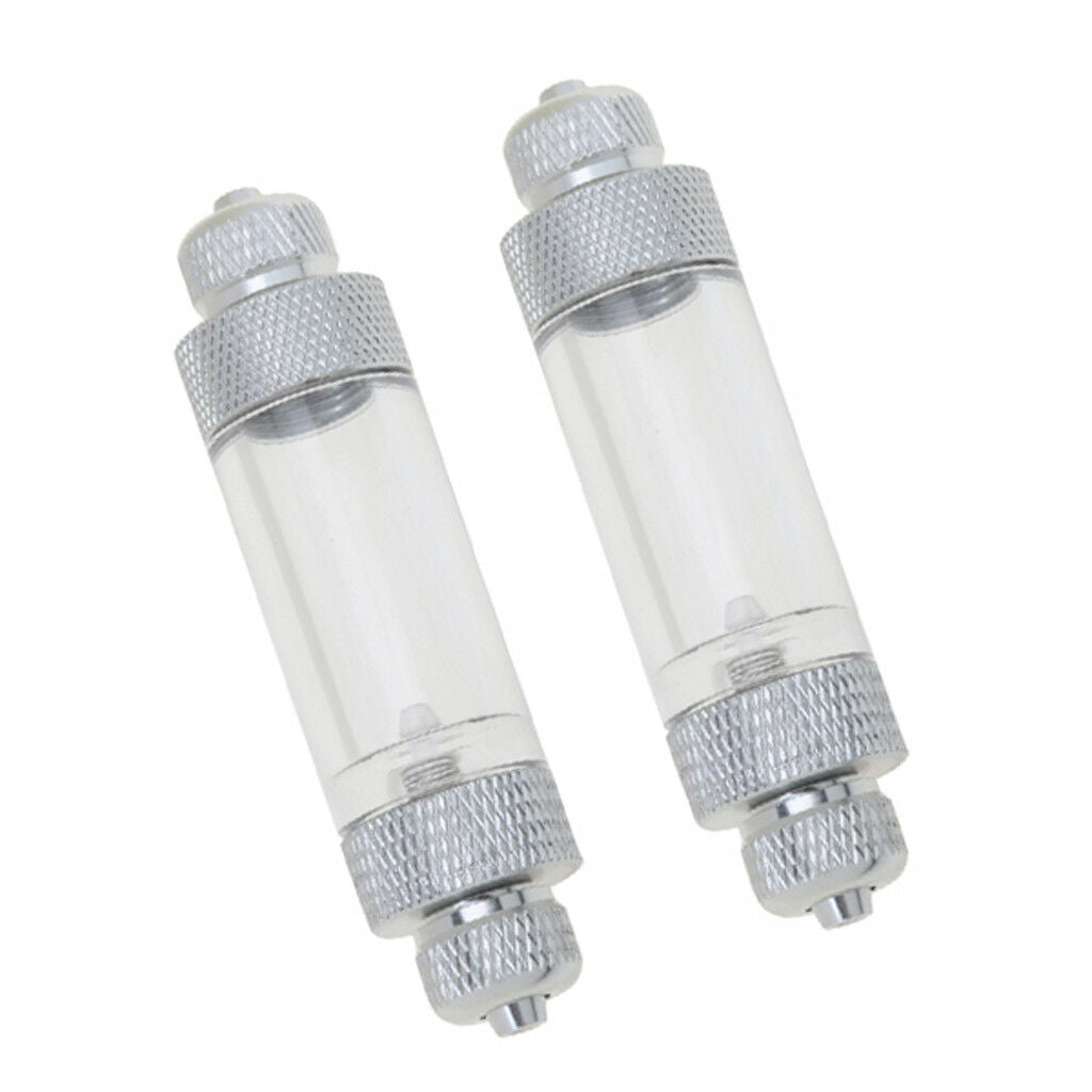 2Pcs Double Head Aquarium Plant CO2 Non-return Bubble Counter Fish Tank Tool